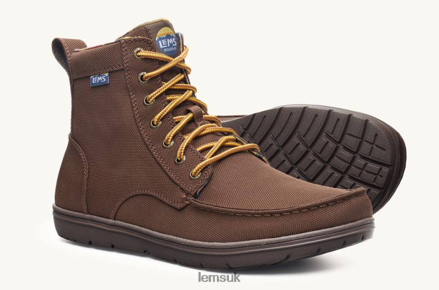 Lems Men BOULDER BOOT NYLON PZT82F61 Shoes Pinecone (Vegan)