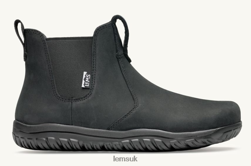 Lems Men CHELSEA BOOT WATERPROOF PZT82F44 Shoes Obsidian