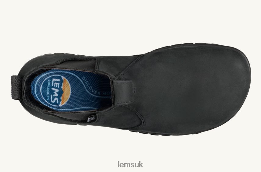 Lems Men CHELSEA BOOT WATERPROOF PZT82F44 Shoes Obsidian