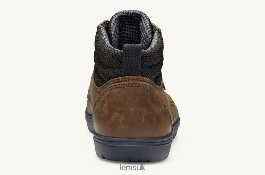 Lems Women BOULDER BOOT MID LEATHER PZT82F124 Shoes Umber