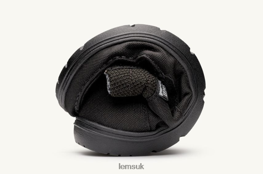 Lems Women BOULDER BOOT MID VEGAN PZT82F125 Shoes Jet Black