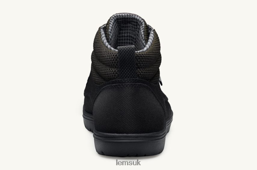 Lems Women BOULDER BOOT MID VEGAN PZT82F125 Shoes Jet Black