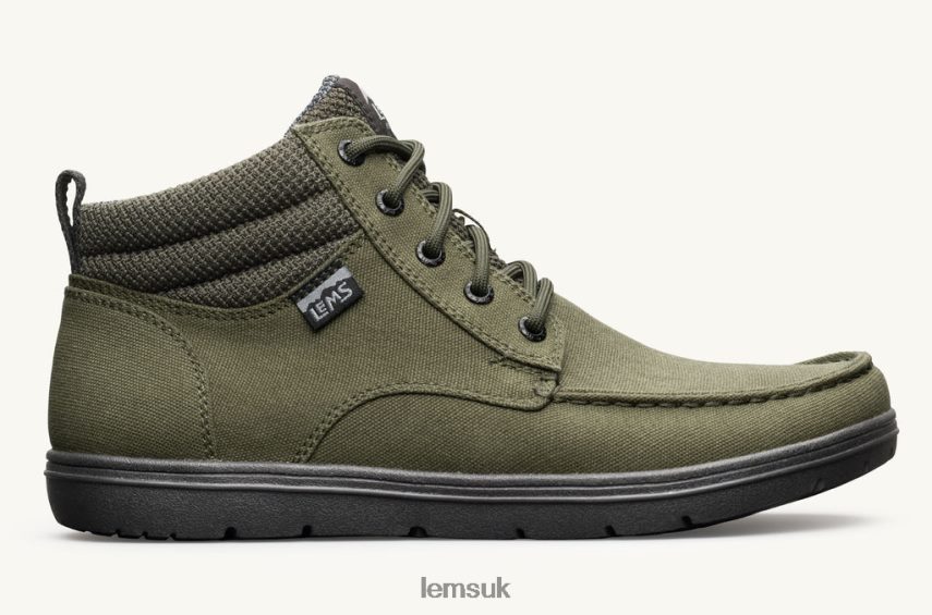 Lems Women BOULDER BOOT MID VEGAN PZT82F126 Shoes Military Green