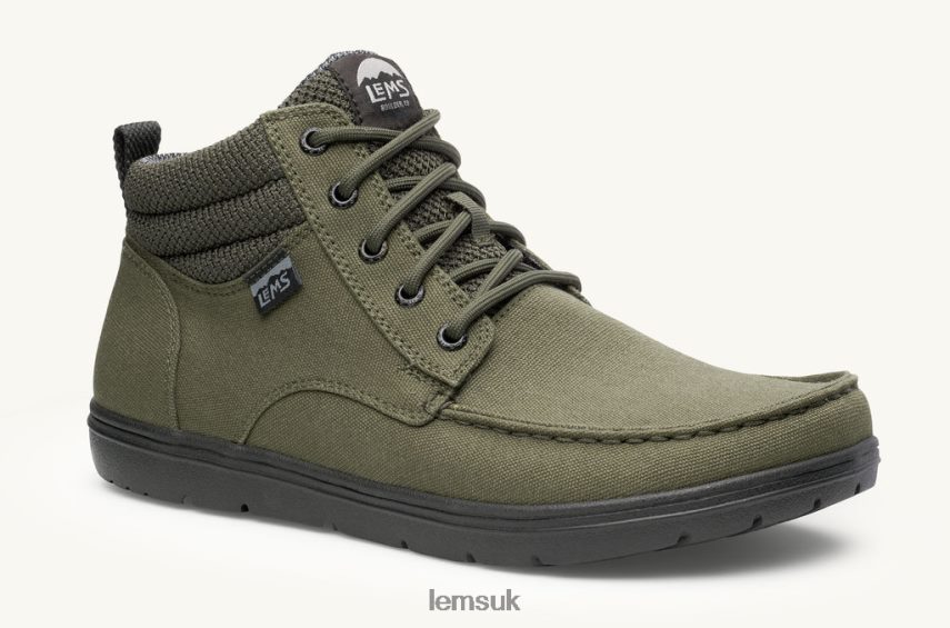 Lems Women BOULDER BOOT MID VEGAN PZT82F126 Shoes Military Green