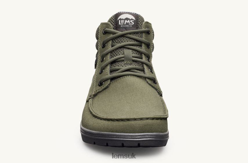 Lems Women BOULDER BOOT MID VEGAN PZT82F126 Shoes Military Green