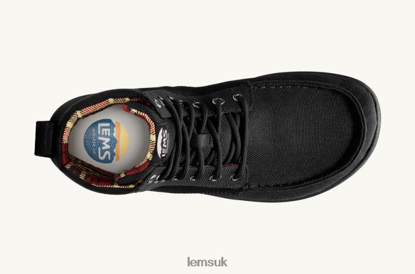 Lems Women BOULDER BOOT NYLON PZT82F121 Shoes Black (Vegan)