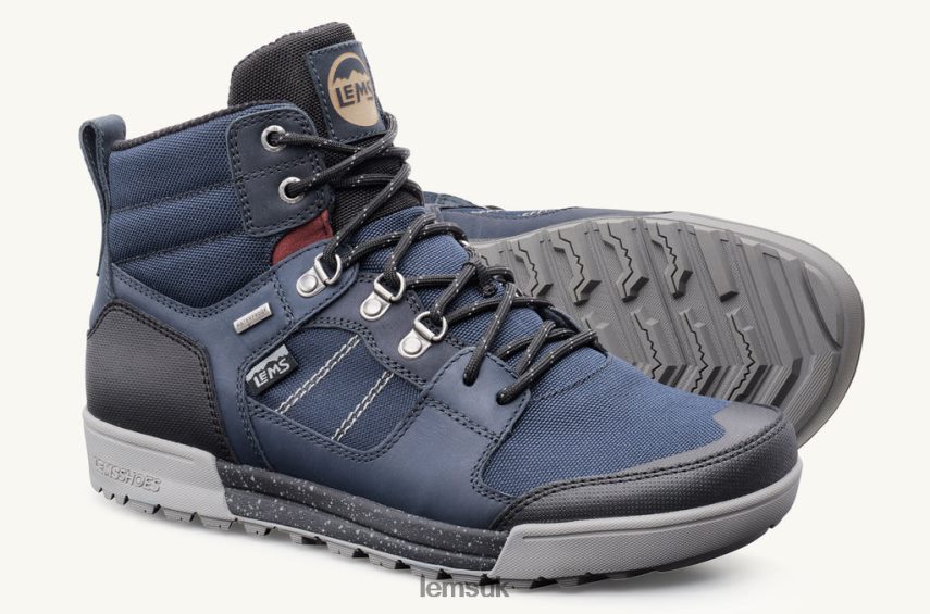 Lems Women OUTLANDER WATERPROOF BOOT PZT82F115 Shoes Blue Steel