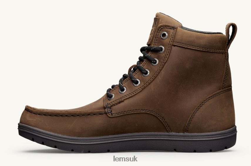 Lems Women WATERPROOF BOULDER BOOT PZT82F110 Shoes Weathered Umber